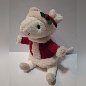 JELLYCAT Merry Mouse Plush Stuffed Animal Christmas Santa Hat 7”